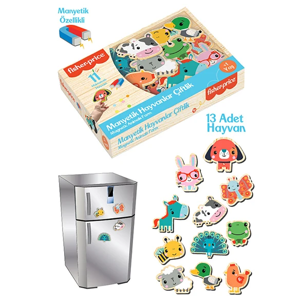Fisher Price Manyetik Çiftlik (2 ADET) - Resim 2