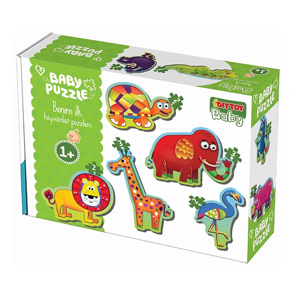 Baby Puzzle Orman Hayvanları (5 ADET) ürün görseli 1