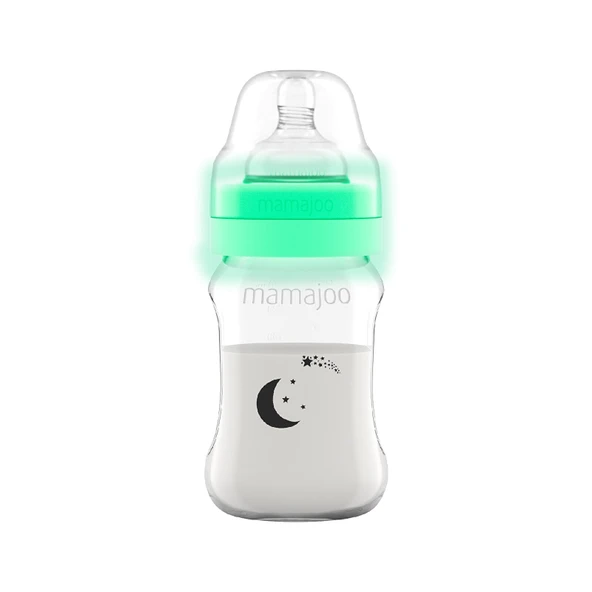 Karanlıkta Parlayan Orta Akış Antikolik PP Biberon 270 ml ürün görseli 1