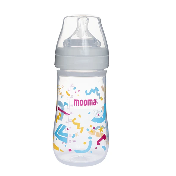 Neeko Konfeti Desenli Biberon 250 ml Hızlı Akış (4 ADET) ürün görseli 1