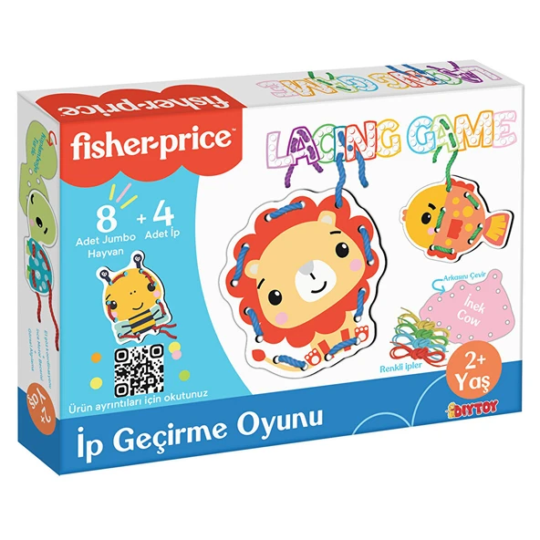 Fisher Price İp Geçirme Oyunu Lacing Game (5 ADET) ürün görseli 1