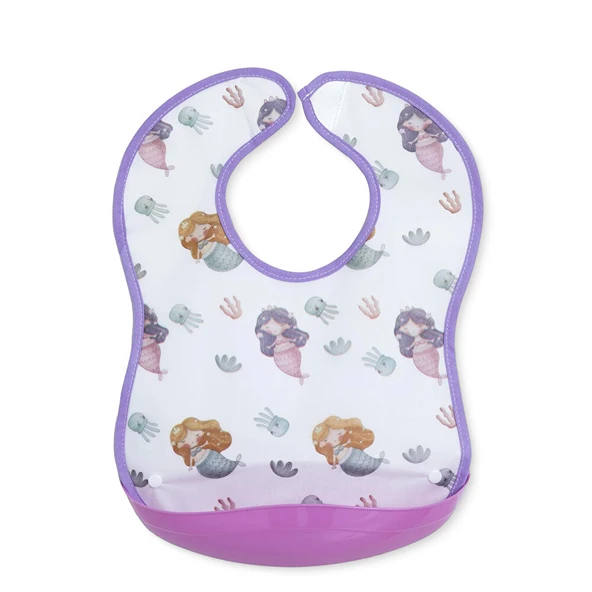 Smart Bebek Mama Önlük - Mermaid (4 ADET) ürün görseli 1