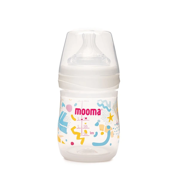 Neeko Konfeti Desenli Biberon 150 ml Yavaş Akış (5 ADET) ürün görseli 1