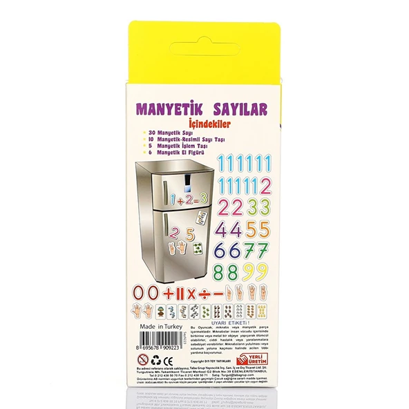Manyetik Sayılar 3+ (5 ADET) - Resim 3