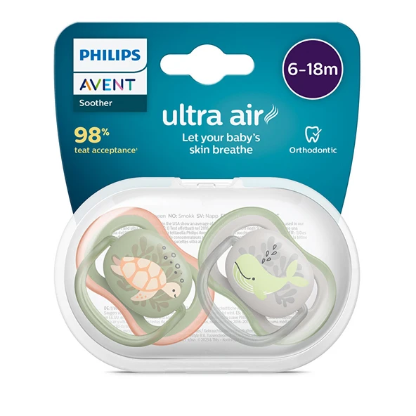 Ultra Air Emzik 6-18 Ay, 2'li Paket, Erkek (3 ADET) ürün görseli 1