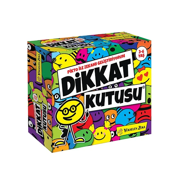 3-6 Yaş Dikkat Kutusu - Pikto (5 ADET) ürün görseli 1
