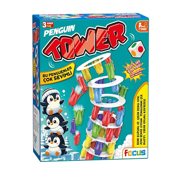 Penguen Tower Denge Oyunu (3 ADET) ürün görseli 1