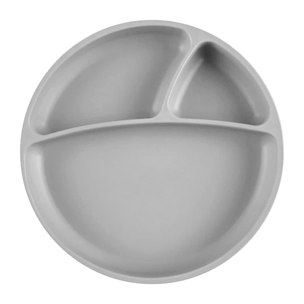 Porsiyon Vakumlu Mama Tabağı Powder Grey (4 ADET) ürün görseli 1