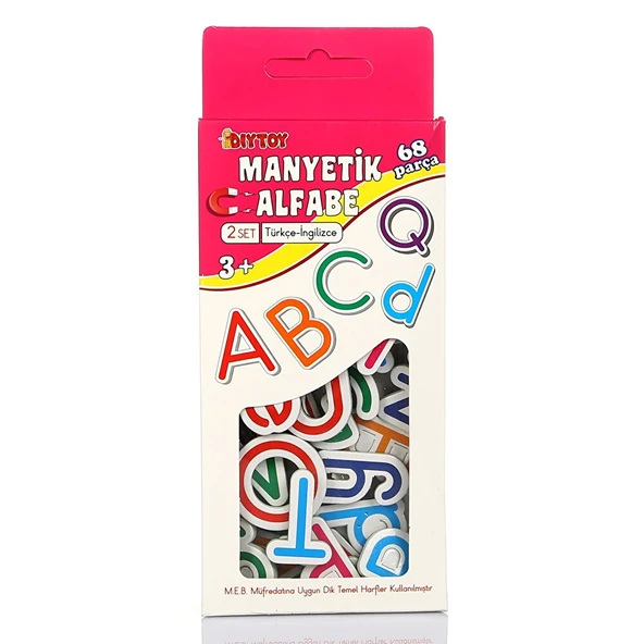 Manyetik Alfabe Türkçe - İngilizce ürün görseli 1