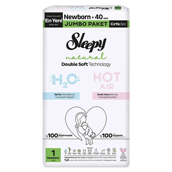 Double Soft Natural 1 Beden 40 Adet (4 ADET) ürün görseli 1