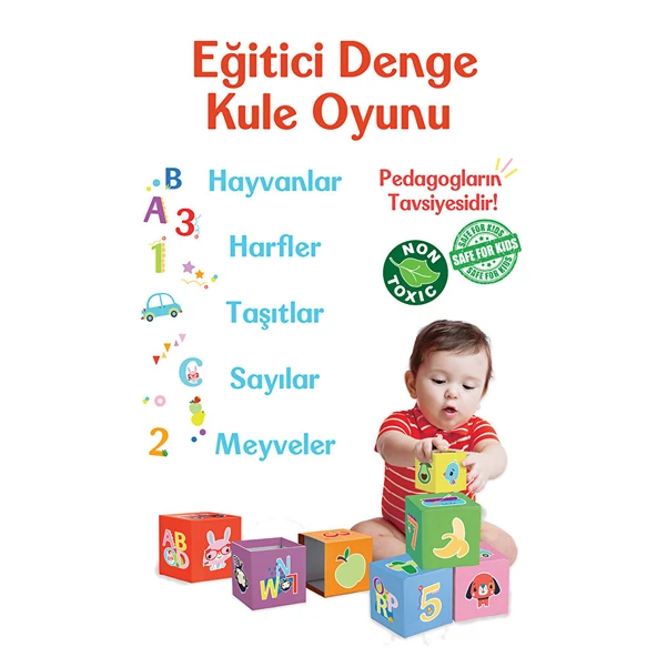 Fisher Price Eğitici Denge Kulesi - Resim 3