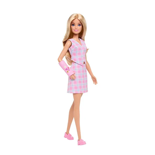 Büyüleyici Parti Bebekleri (Fashionistas) - Pembe Kareli Elbise (3 ADET) ürün görseli 1