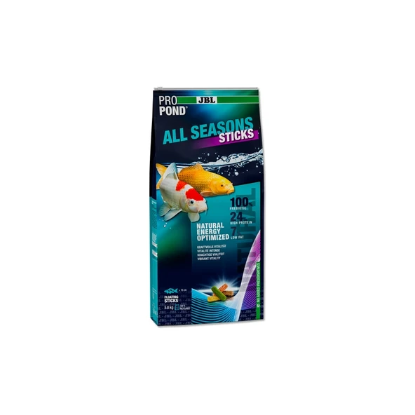 Jbl Propond All Seasons Sticks 100gr (Açık) Japon ve Koi Yemi Kilitli Poşette gönderilir ürün görseli 1