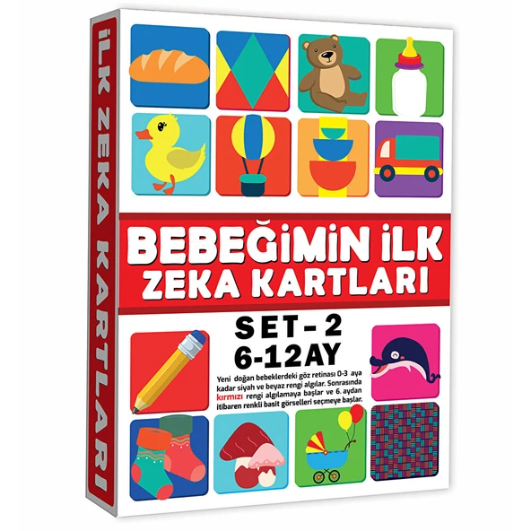 Eğitici Kartlar 6-12 Ay Erken Eğitim Zeka Kartı ürün görseli 1