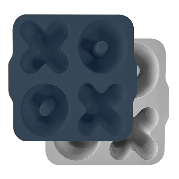 XOXO Muffin Kalıbı Deep Blue Powder Grey (4 ADET) ürün görseli 1