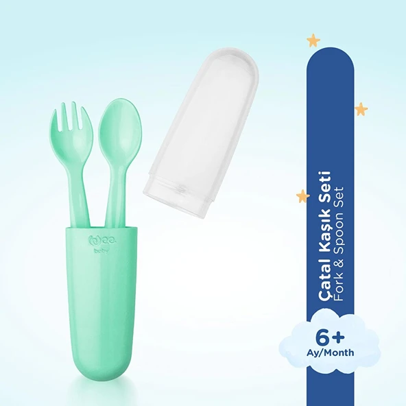 134 Wee Baby Çatal Kaşık Seti (2 ADET) - Resim 3