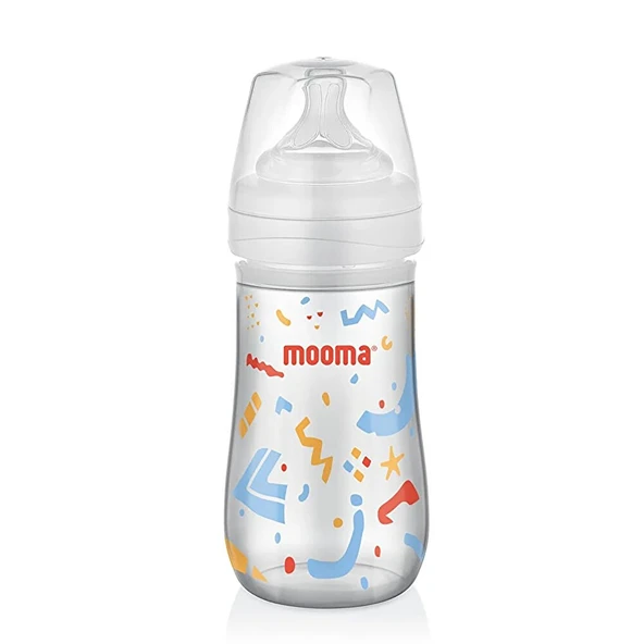 Neeko Konfeti Desenli Biberon 250 ml Hızlı Akış (3 ADET) ürün görseli 1