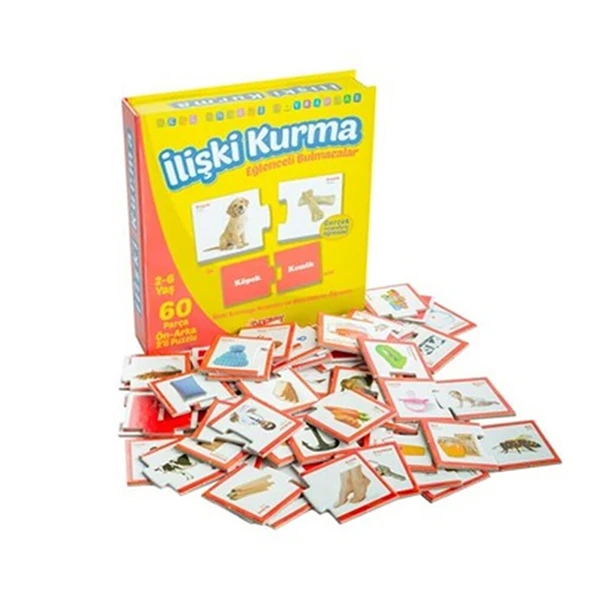 Dıy Toy Okul Öncesi İlişki Kurma Eğlenceli Bulmacalar ürün görseli 1
