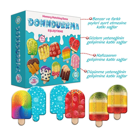 Dondurma Eşleştirme (4 ADET) - Resim 2