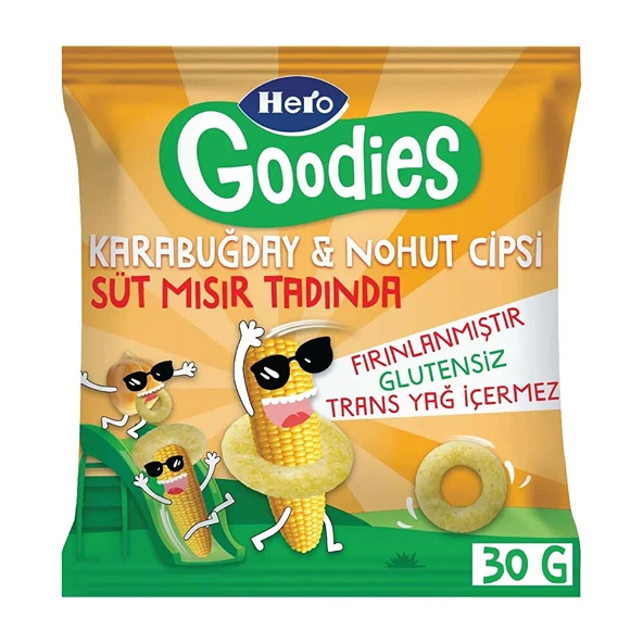 Süt Mısırlı Karabuğday Nohut Cips 30 gr (3 ADET) ürün görseli 1