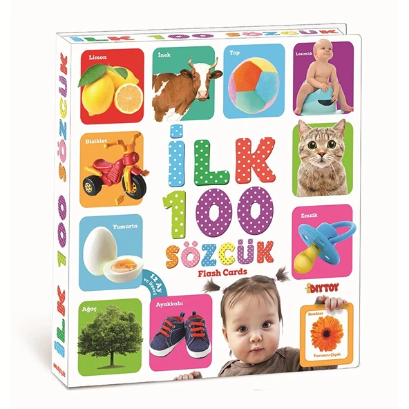 Dıy Toy İlk 100 Sözcük Flash Kart (2 ADET) ürün görseli 1
