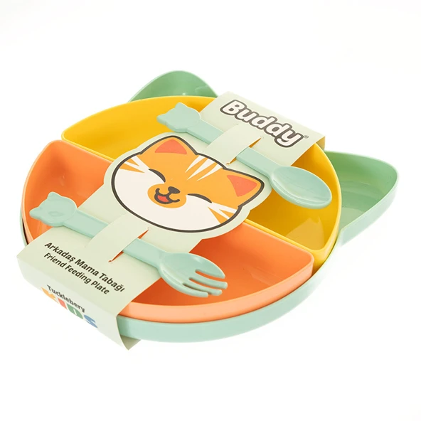 Kitty Mama Tabağı - 7 Parça Tropik (2 ADET) - Resim 2