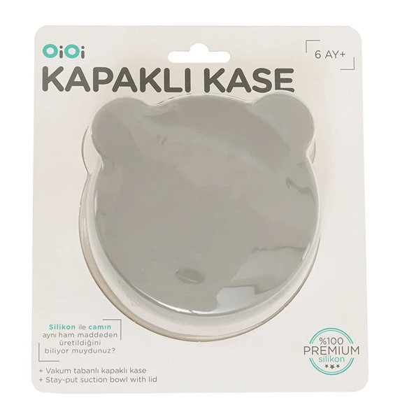 Kapaklı Kase Powder Grey (3 ADET) - Resim 2