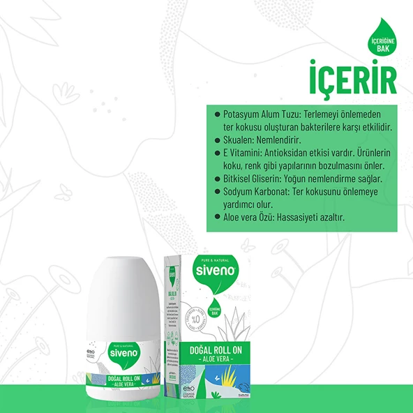 %100 Doğal Roll-On Aloe Vera 50 ml (2 ADET) - Resim 3