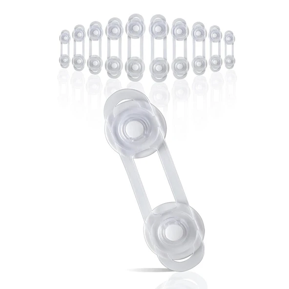 10 Adet Mini Çok Amaçlı Kilit Set (2 ADET) ürün görseli 1