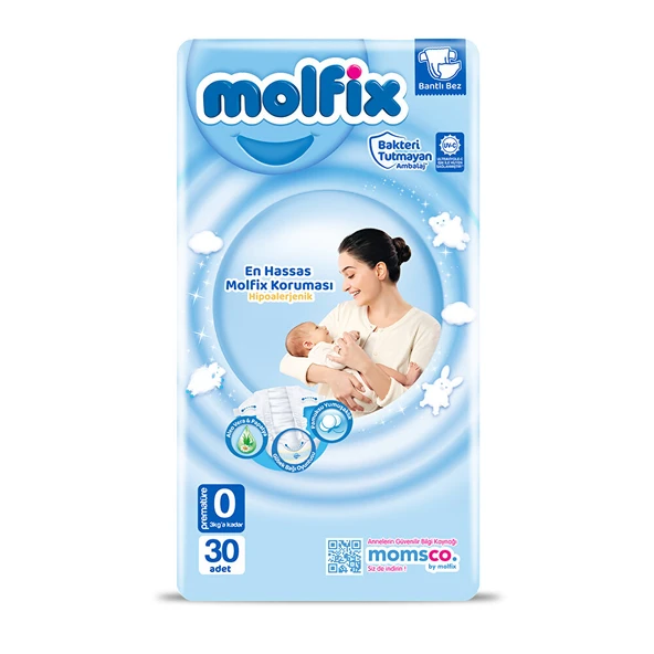 Ekonomik Paket Prematüre 0 Beden 30 Adet (2 ADET) ürün görseli 1