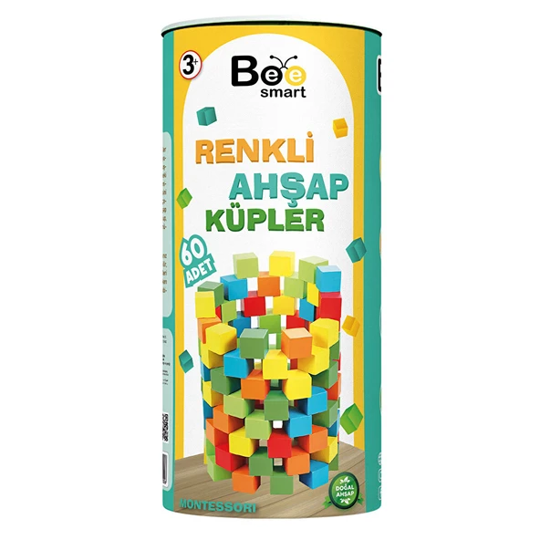 Renkli Ahşap Küpler (2 ADET) ürün görseli 1