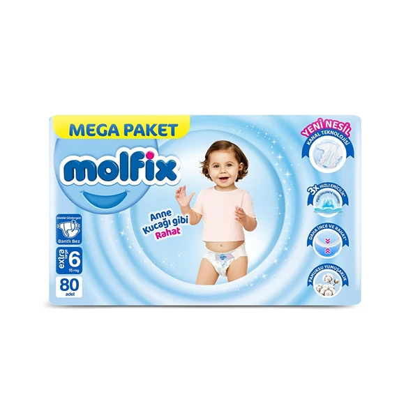 Molfıx Mega Paket 6 Beden 80 Adet (5 ADET) ürün görseli 1