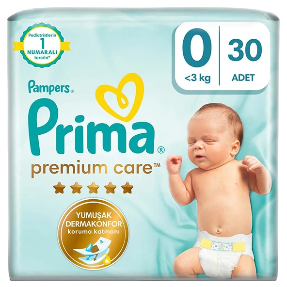 Premium Care Prematüre Bebek Bezi 30 Adet (4 ADET) ürün görseli 1