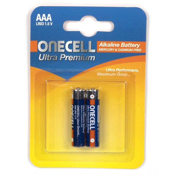Ultra Premium Alkalin AAA Boy Pil 2li (3 ADET) ürün görseli 1