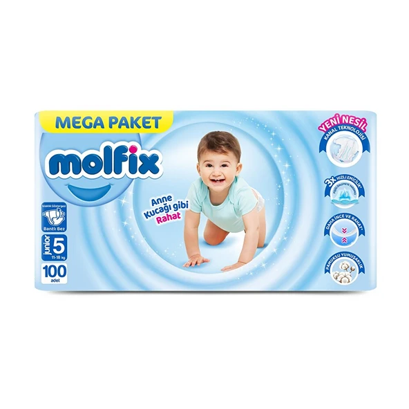 Molfıx Mega Paket 5 Beden 100 Adet (3 ADET) ürün görseli 1