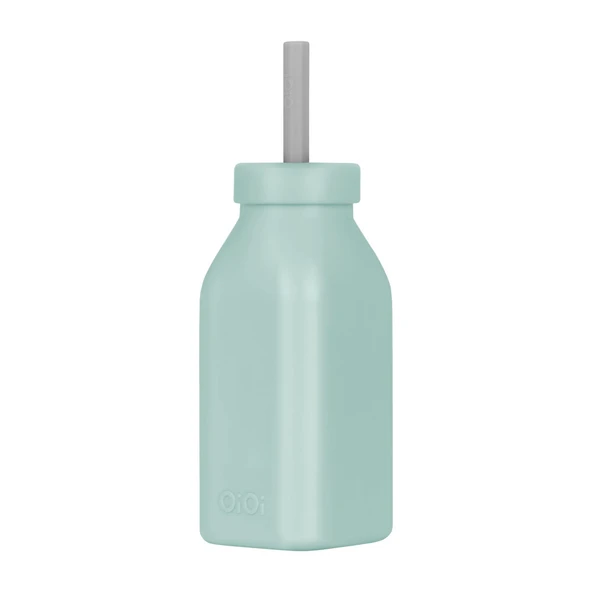 Şişe + Pipet - River Green / Powder Grey (5 ADET) ürün görseli 1