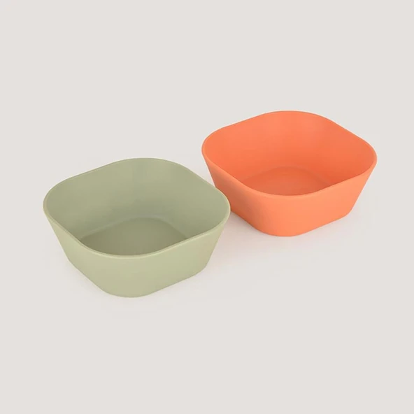 LC Kare Kase 2'li Sage Green - Peach (4 ADET) ürün görseli 1