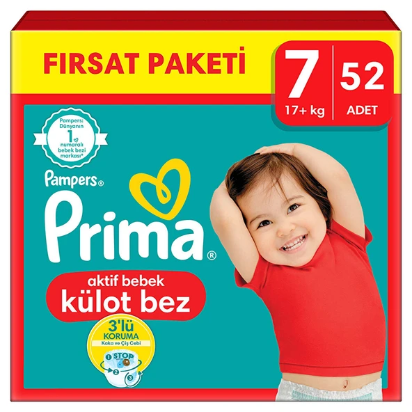 Külot Bebek Bezi Fırsat Paketi XXL 7 Beden 17 kg+ 52 Adet (2 ADET) ürün görseli 1