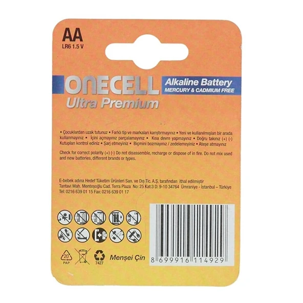 Ultra Premium Alkalin AA Boy Pil 4lü (3 ADET) - Resim 2