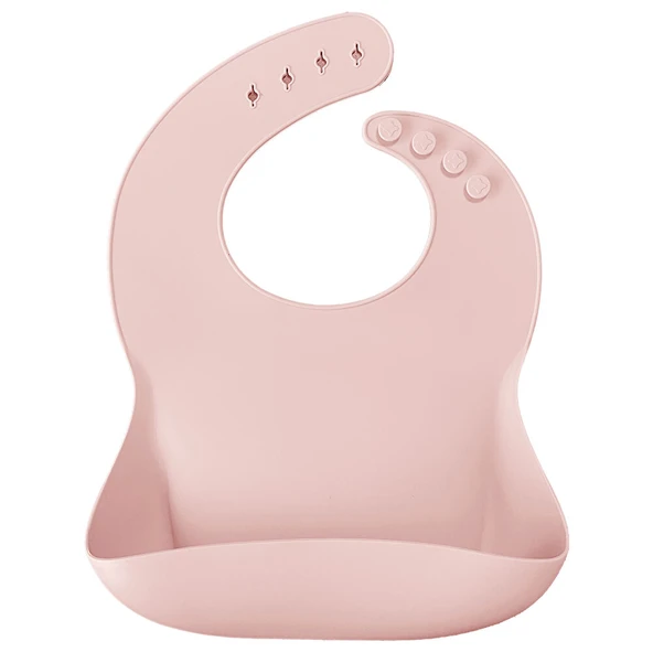 Silikon BASICS Mama Önlüğü Pinky Pink (5 ADET) ürün görseli 1