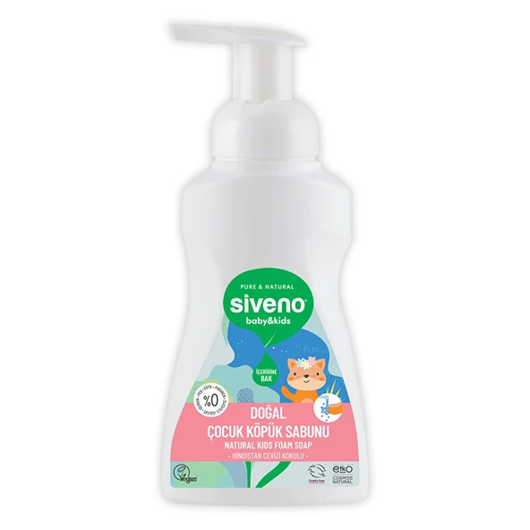 Zeytinyağlı Doğal Çocuk Köpük Sabun 250 ml (4 ADET) ürün görseli 1