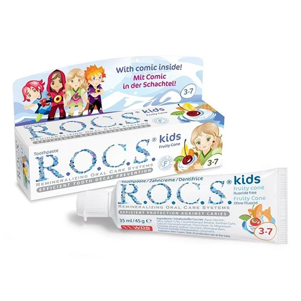 Kids Florürsüz Diş Macunu 3-7 Yaş 35 ml 1 Adet ürün görseli 1