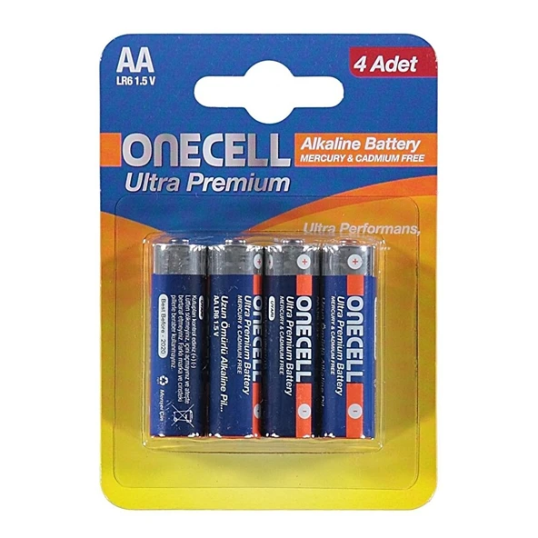 Ultra Premium Alkalin AA Boy Pil 4lü 1 Adet ürün görseli 1