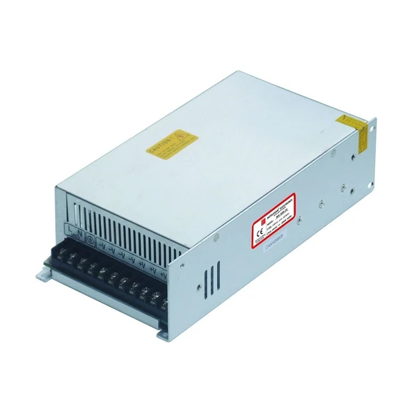 MERVESAN MT-600-12 600W 12V 50A Metal Kasa Adaptör ürün görseli 1