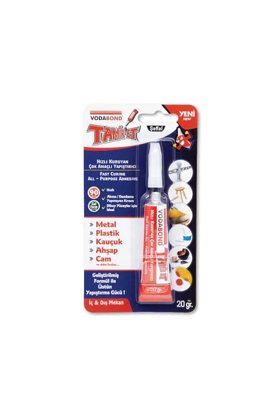 4 ADET Vodabond Tamir Jeli 20g Şeffaf 90 - Resim 2