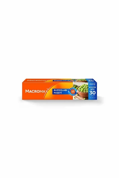 3 ADET Macromax Buzdolabı Poşeti Küçük Boy 30'lu ürün görseli 1