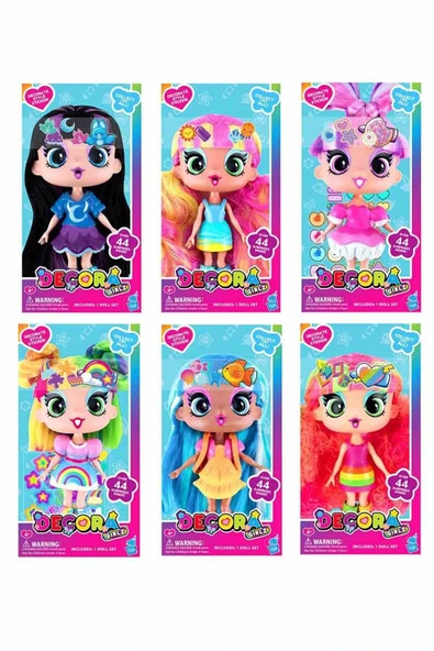 4 ADET Decora Girlz 13 cm Moda Bebek D1019 ürün görseli 1