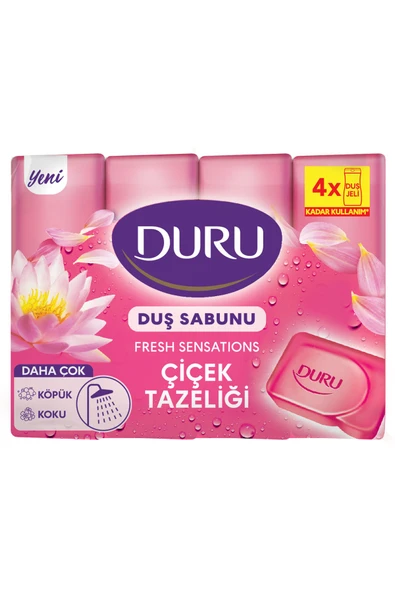 4 ADET Duru Duş Sabunu Fresh Çiçek Tazeliği 4x150 g ürün görseli 1