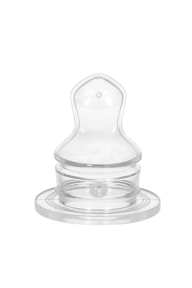 4 ADET Wee Baby Silikon Damaklı Biberon Emziği No:1 ürün görseli 1