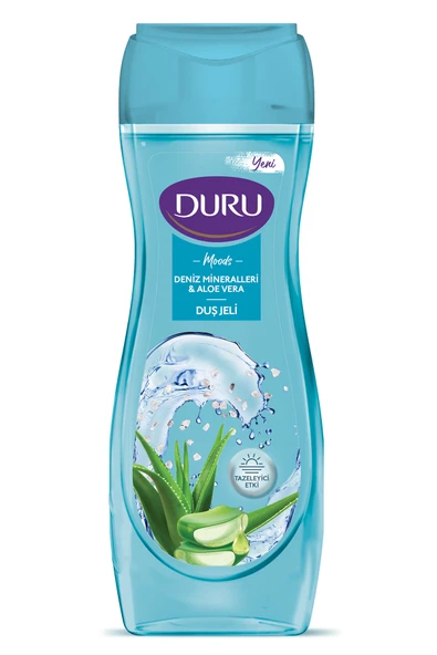 3 ADET Duru Moods Deniz Mineralli ve Aloeveralı Duş Jeli 450 ml ürün görseli 1